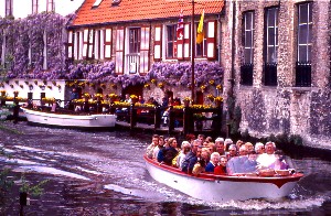 Boat in Bruges, Belgium