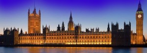 Big Ben and Parliament Bldgs., London, England